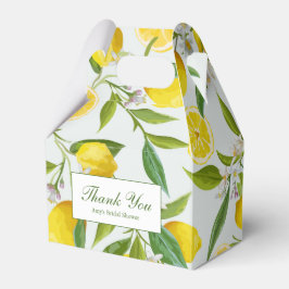 Lemon Main Squeeze Bruiloft Feest Favor Doos Bedankdoosjes
