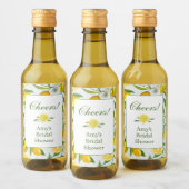 Lemon Main Squeeze Mini Wijn Etiket (Flessen)