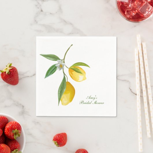 Lemon Main Squeeze Papieren Servetten (Insitu)