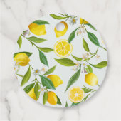 Lemon Main Squeeze Ronde Favor Label (Achterkant)