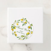 Lemon Main Squeeze Ronde Favor Label (In situ)