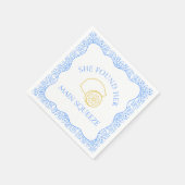 Lemon 'Main Squeeze' Trendy Leuke vrijgezellenfees Servet (Hoek)