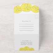 Lemon Main Squeeze Vrijgezellenfeest All In One Uitnodiging (Buitenkant)