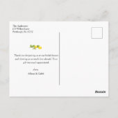 Lemon Main Squeeze Vrijgezellenfeest Bedankt Briefkaart (Achterkant)