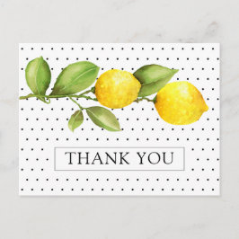 Lemon Main Squeeze Vrijgezellenfeest Bedankt Briefkaart