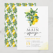Lemon Main Squeeze Vrijgezellenfeest Kaart (Voorkant / Achterkant)