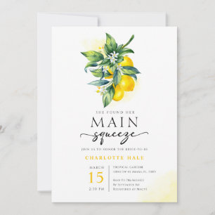 Lemon Main Squeeze Vrijgezellenfeest Kaart