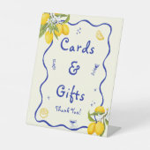 Lemon Main Squeeze Vrijgezellenfeest Kaarten & Ges Reclamebord Met Voetstuk (Voorkant)