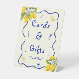 Lemon Main Squeeze Vrijgezellenfeest Kaarten & Ges Reclamebord Met Voetstuk