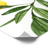 Lemon Main Squeeze Vrijgezellenfeest WelkomstPoste Poster (Hoek)