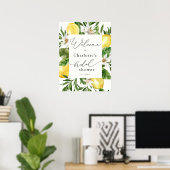 Lemon Main Squeeze Vrijgezellenfeest WelkomstPoste Poster (Thuiskantoor)