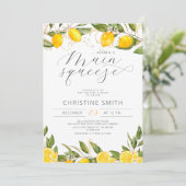 Lemon Mama's Baby shower op het Main Squeeze Kaart (Staand voorkant)