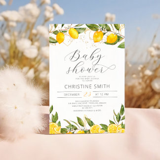 Lemon Mama's Baby shower Uitnodiging op het Main S