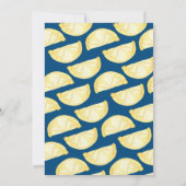 Lemon Mama's Baby shower Uitnodiging op het Main S (Achterkant)