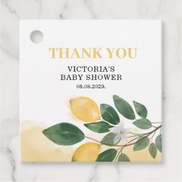 Lemon Mama's belangrijkste squeeze Baby shower Bedankjes Labels