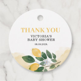 Lemon Mama's belangrijkste squeeze Baby shower Bedankjes Labels