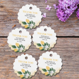 Lemon Mama's belangrijkste squeeze Baby shower Bedankjes Labels