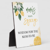 Lemon Mama's Main Squeeze Wisdom voor Moeder Sign Fotoplaat (Zijkant)
