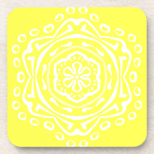 Lemon Mandala Drankjes Onderzetter