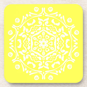 Lemon Mandala Drankjes Onderzetter
