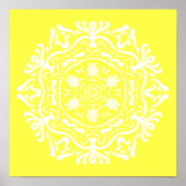 Lemon Mandala Poster (Voorkant)