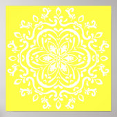 Lemon Mandala Poster (Voorkant)