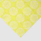 Lemon Mandala Tissuepapier (Detail)