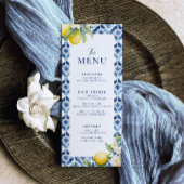 Lemon Mediterraan Zomer Wedding Menu