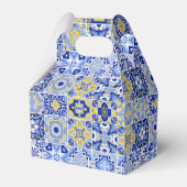 Lemon Mediterranean Boho Boog Bruidsmeisjesfeest Bedankdoosjes (Achterkant)