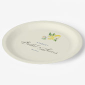 Lemon Mediterranean bridal shower italian  Papieren Bordje (Gekanteld)