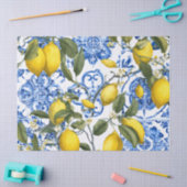 Lemon Mediterranean Decorative Tissue Wrap Paper Tissuepapier (Craft)