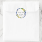Lemon Meditteranean Birthday Bridal Baby shower Ronde Sticker (Tas)