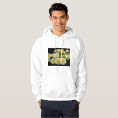 Lemon Meringue Chrysanthemums Hoodie (Voorkant volledig)