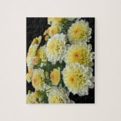 Lemon Meringue Chrysanthemums Legpuzzel (Verticaal)