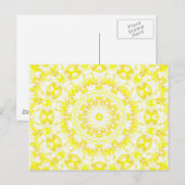 Lemon Meringue Kaleidoscope Briefkaart (Voorkant / Achterkant)