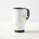 Lemon Meringue Pi Cute Wiskunde Coffee Travel Mug Reisbeker (Voorkant rechts)