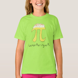 Lemon Meringue Pi Cute Wiskunde Kind Girl's T-Shir T-shirt