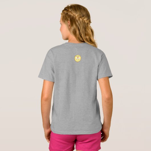 Lemon Meringue Pi Cute Wiskunde Kind Girl's T-Shir T-shirt (Achterkant volledig)