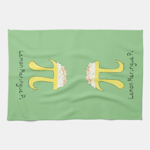 Lemon Meringue Pi Cute Wiskunde Kitchen Towel Theedoek