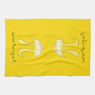 Lemon Meringue Pi Cute Wiskunde Kitchen Towel Theedoek
