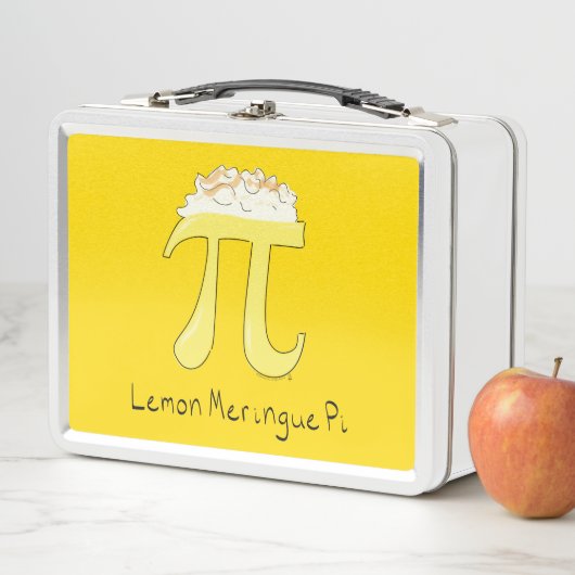 Lemon Meringue Pi Cute Wiskunde Pi Day Lunch Box (In situ)