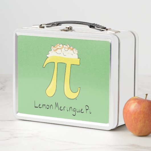 Lemon Meringue Pi Cute Wiskunde Pi Day Lunch Box (In situ)