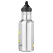 Lemon Meringue Pi Day Cute Wiskunde Green Water Bo Waterfles (Rechts)