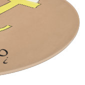 Lemon Meringue Pi Day Cute Wiskunde Pie Cutting Bo Snijplank (Hoek)