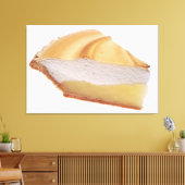 Lemon Meringue Pie Canvas Afdruk (Insitu (Woonkamer))