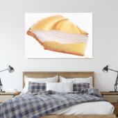 Lemon Meringue Pie Canvas Afdruk (Insitu (Slaapkamer))