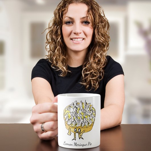 Lemon Meringue Pie Cute Cartoon Koffiemok