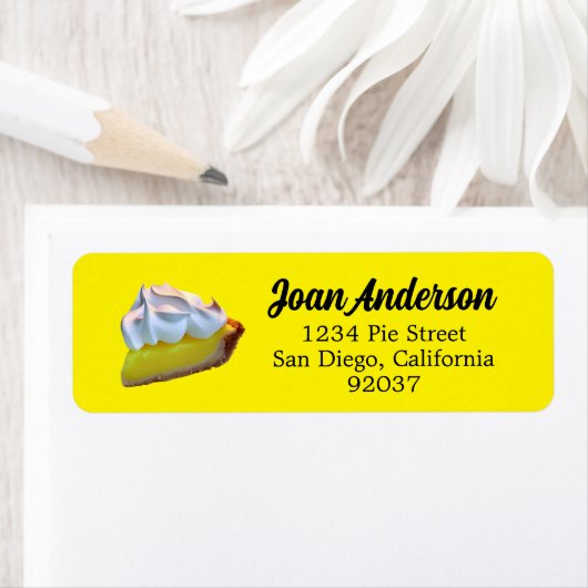 Lemon meringue pie etiket (Insitu)