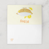 Lemon Meringue Pie Holiday Pi Dag Plaatskaartje (Buitenkant ongevouwen)