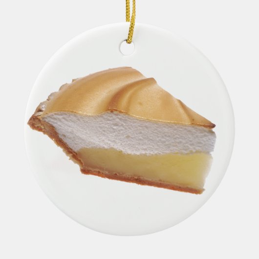 Lemon Meringue Pie Keramisch Ornament (Voorkant)